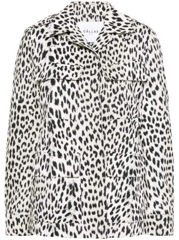 Leopard Print store Jacket