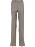 Rota slub-texture trousers - Brown