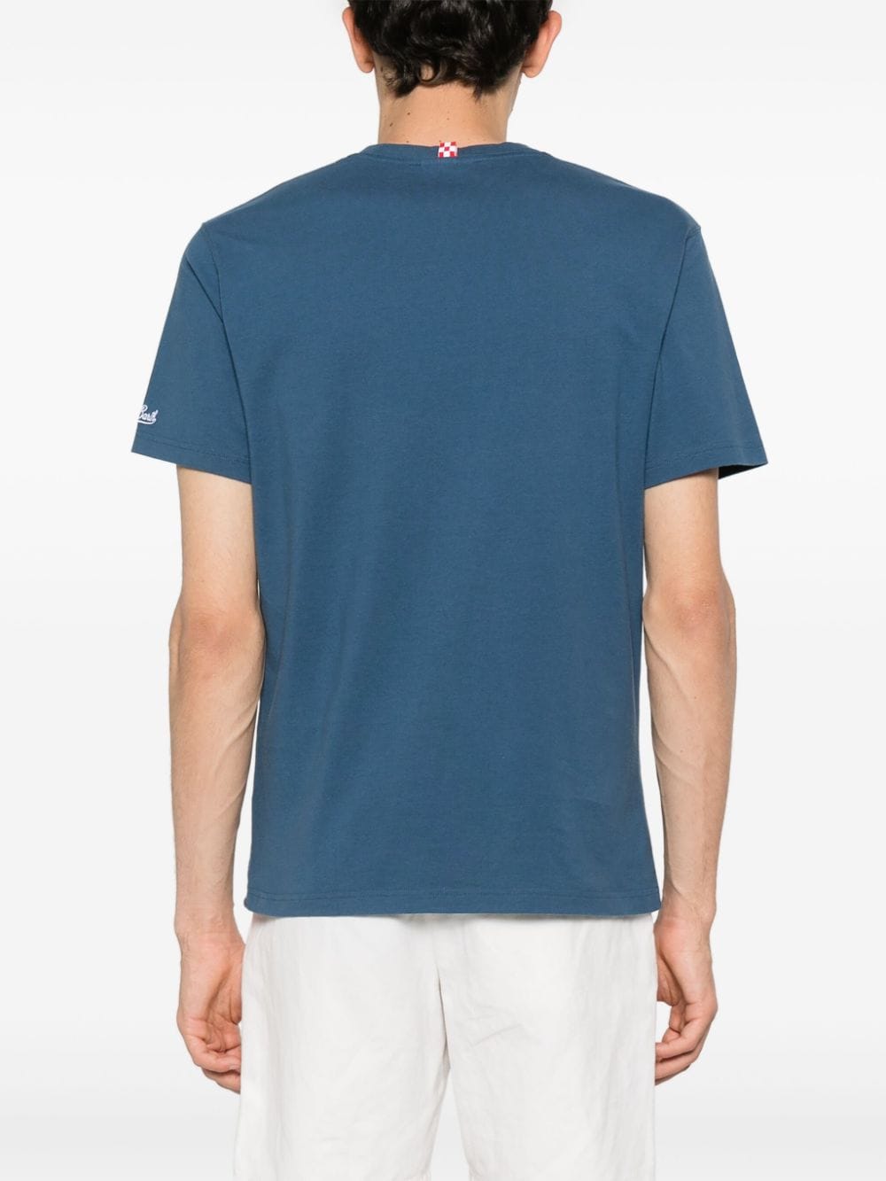 MC2 Saint Barth T-shirt met borduurwerk Blauw