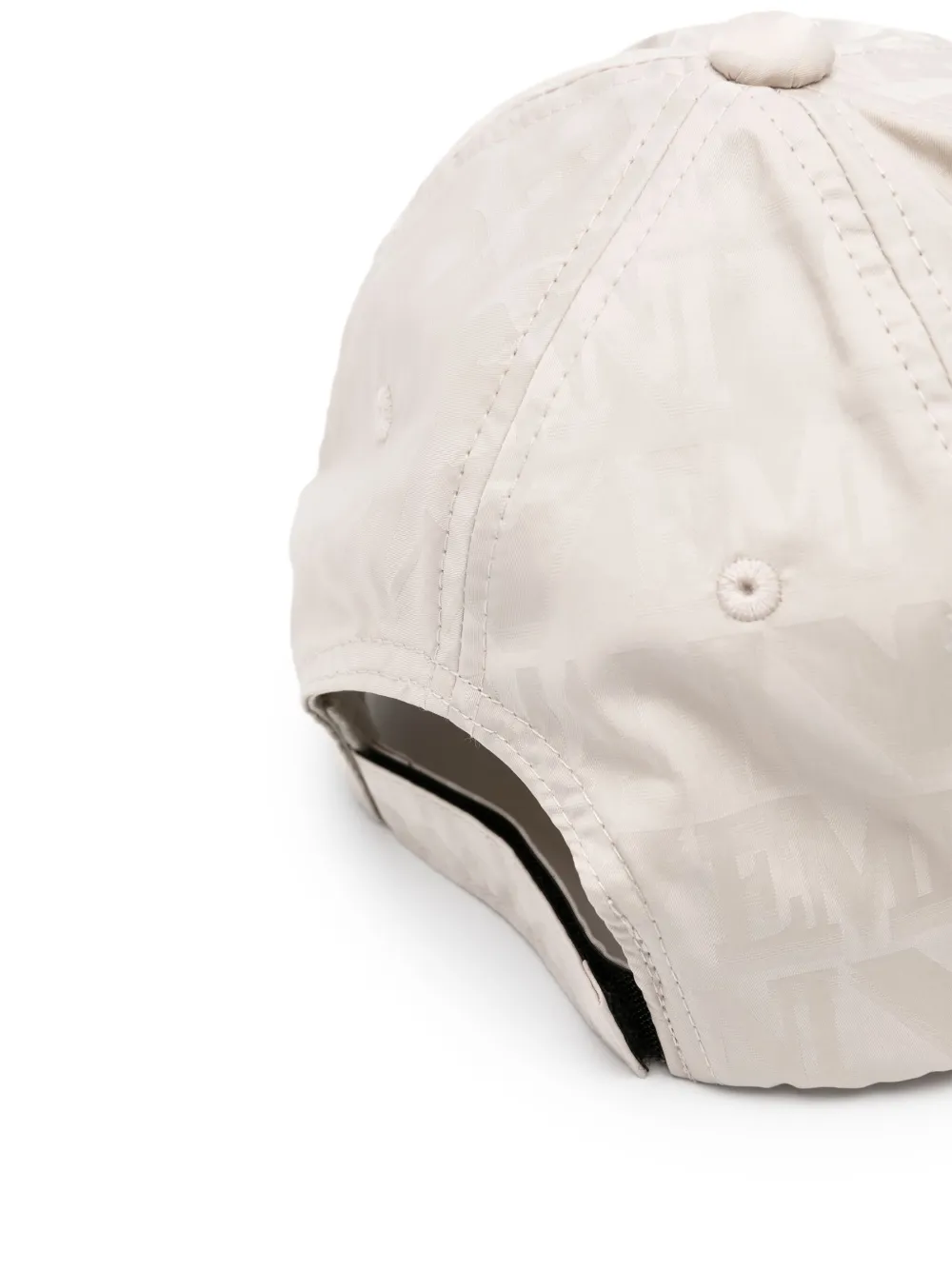Emporio Armani logo-jacquard baseball cap - Beige
