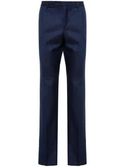 Rota pantalones con estampado de espiga