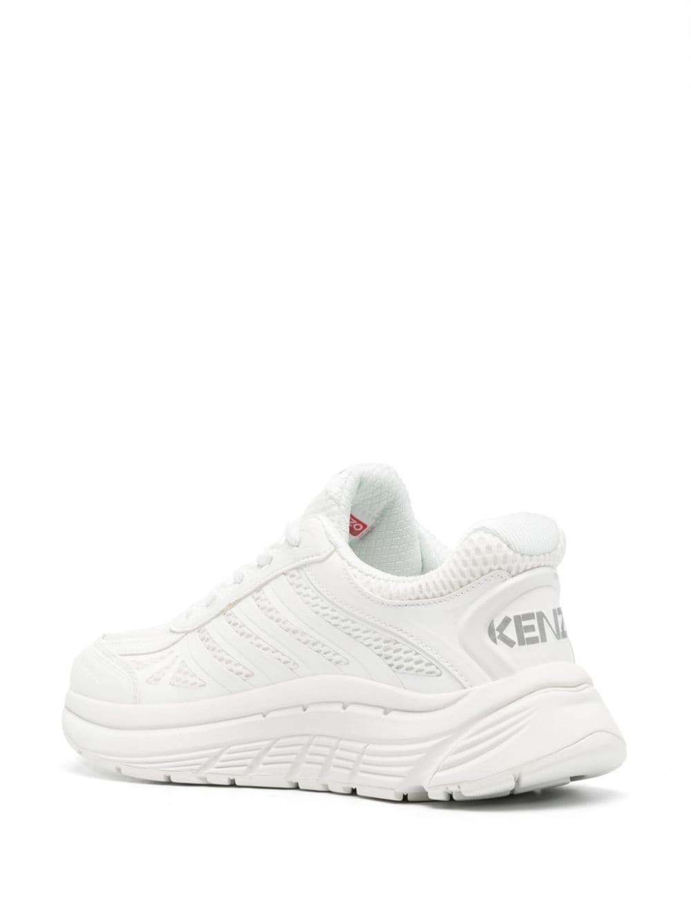 Shop Kenzo Pace Low-top Sneakers In White