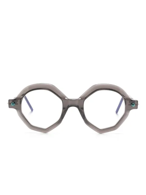 Kuboraum P18 geometric-frame glasses