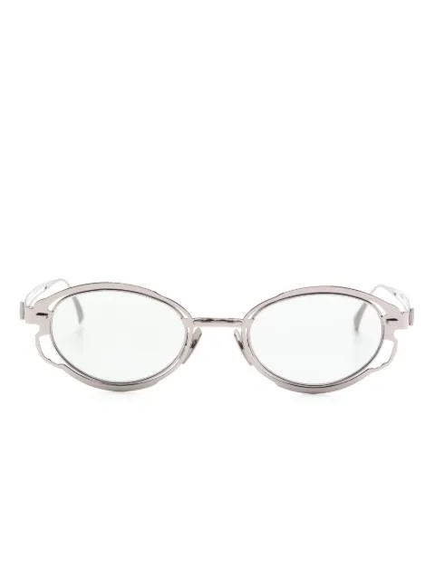 Kuboraum H01 oval-frame sunglasses