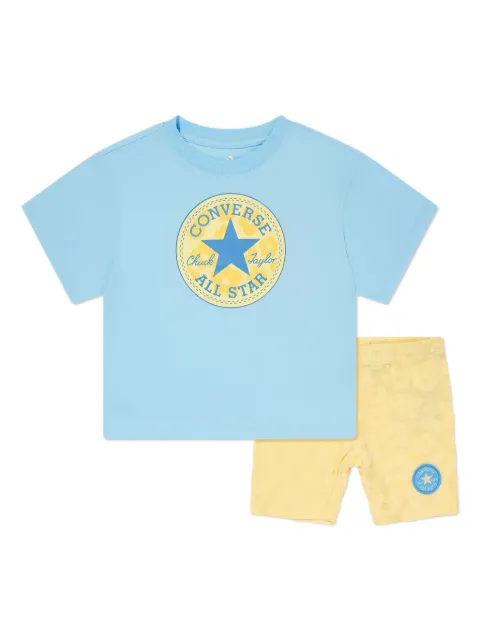Converse Kids conjunto de dos piezas con logo estampado