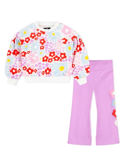 Converse Kids floral-print tracksuit set 