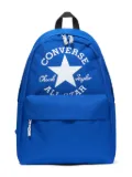 Converse Kids logo-print piqué backpack - Blue