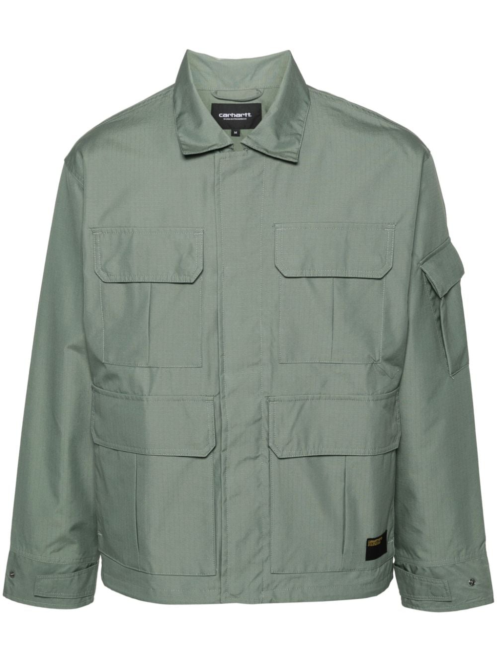 Carhartt WIP Holt ripstop shirt jacket Groen
