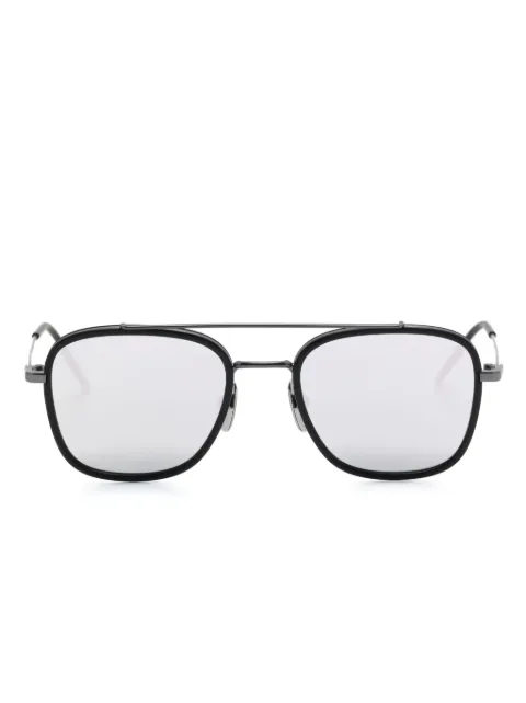 Thom Browne Eyewear Getönte Pilotenbrille