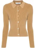 OUR LEGACY Mazzy fine ribbed cardigan - Neutrals