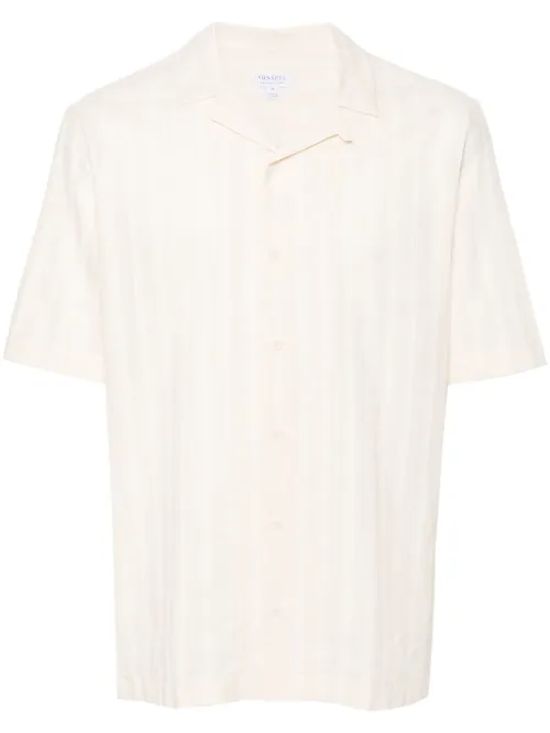 Chemise à rayures bordées - Sunspel - Modalova