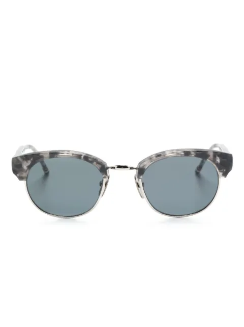 Thom Browne Eyewear lentes de sol con armazón ovalada