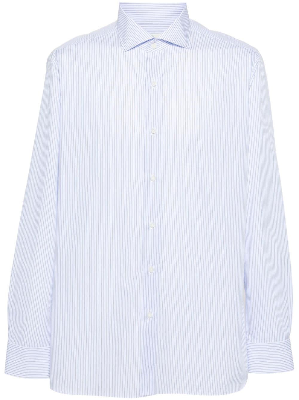 BORRELLI STRIPED COTTON SHIRT