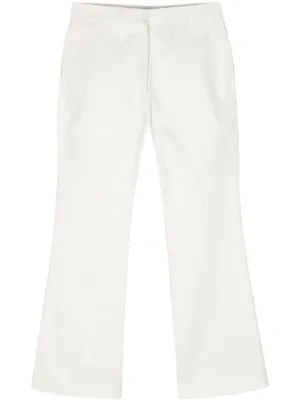 MM6 Maison Margiela ドローストリング ワイドパンツ | ホワイト