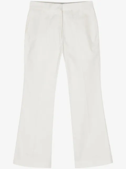 Jil Sander Halbhohe Gabardine-Schlaghose