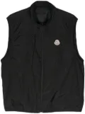 Moncler Arashi logo-patch gilet - Black
