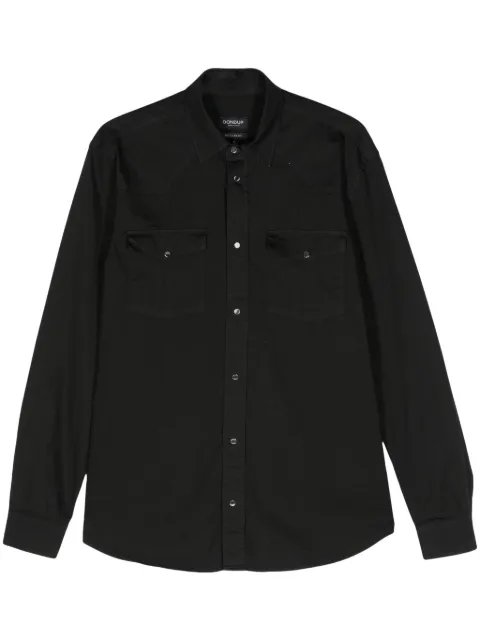 DONDUP camisa texturizada con botones a presión