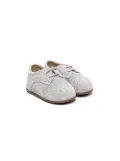 BabyWalker brogue-trim suede pre-walkers - Grey