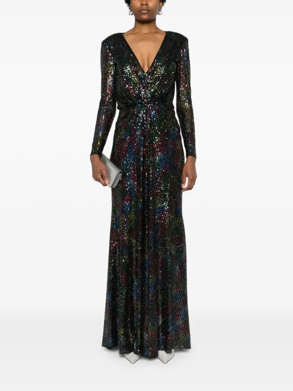 green emerald velvet dress Dress With Cape-Like Sleeves