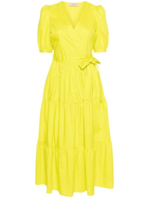 poplin midi dress