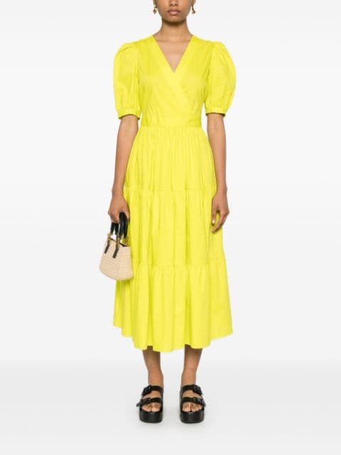 poplin midi dress