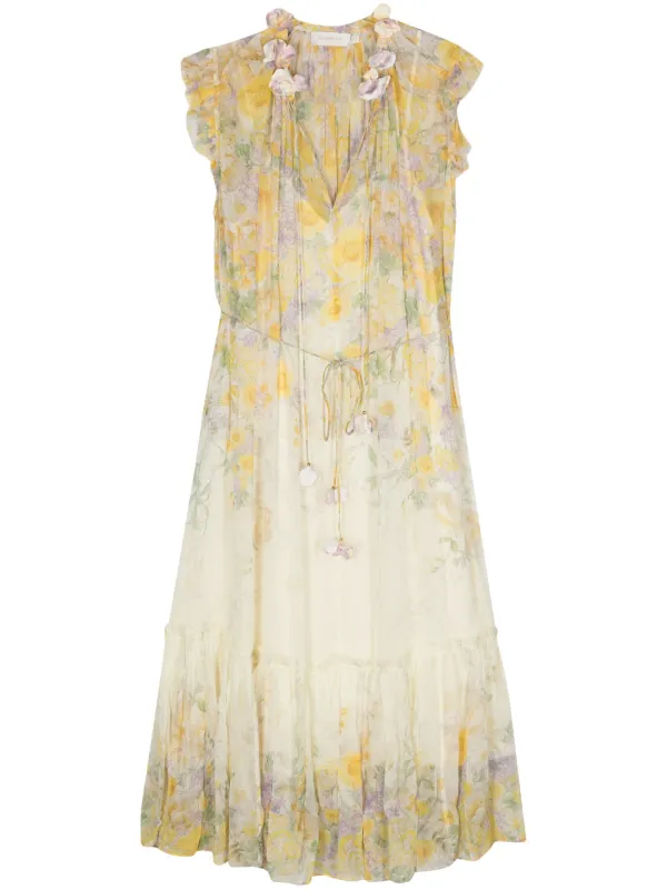 zimmermann yellow dress
