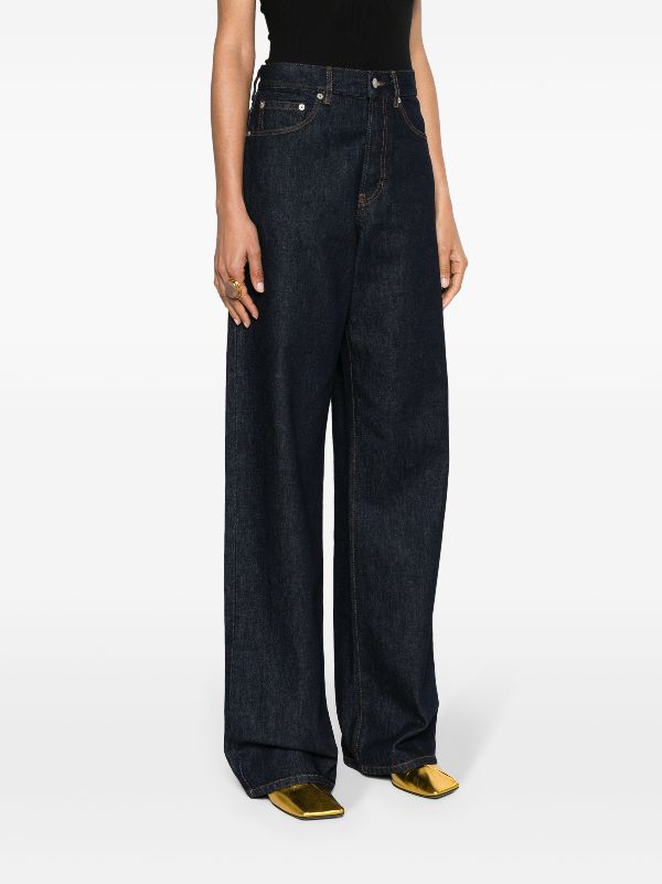 DRIES VAN NOTEN high-rise wide-leg Jeans - Farfetch