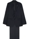 Lardini brooch-detail wool-blend suit - Blue