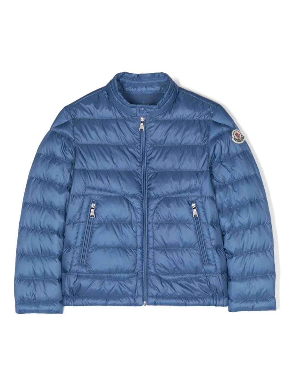 Moncler Enfant Acorus gewatteerd jack Blauw