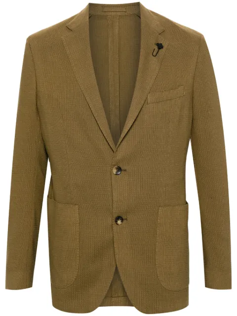 Lardini notched-lapels single-breasted blazer