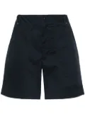 Moncler logo-patch shorts - Blue