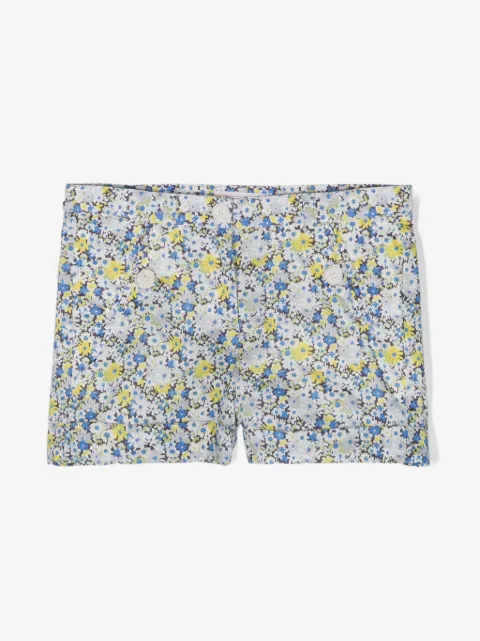 Bonpoint floral-print cotton shorts