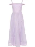 Gemy Maalouf princess-cut midi dress - Purple