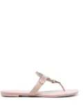 Tory Burch Miller Pavé flip flops - Pink