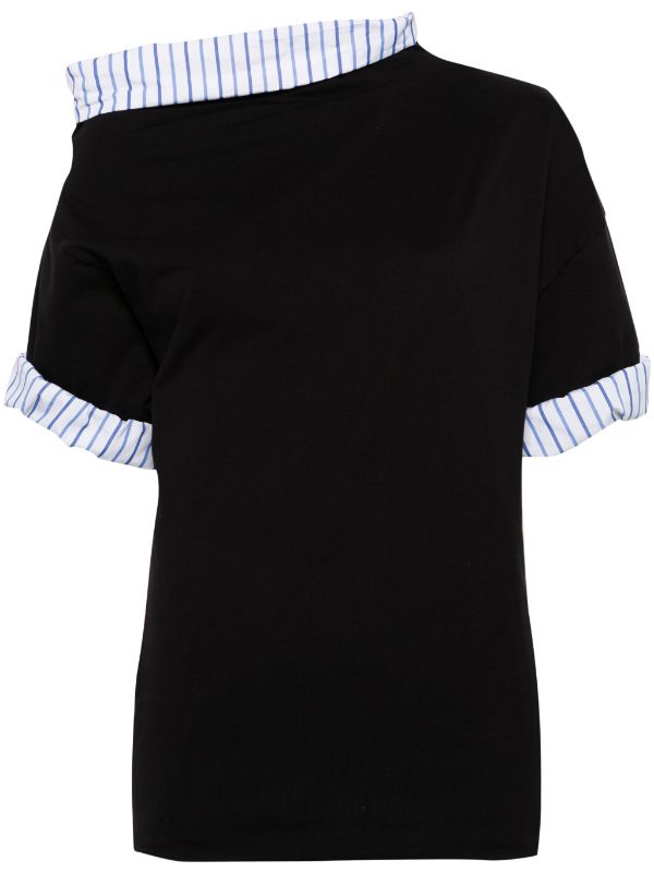 DRIES VAN NOTEN double-layered Cotton T-shirt - Farfetch