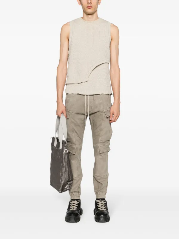 Rick Owens DRKSHDW Mastodon Megacargo mid-rise slim-fit