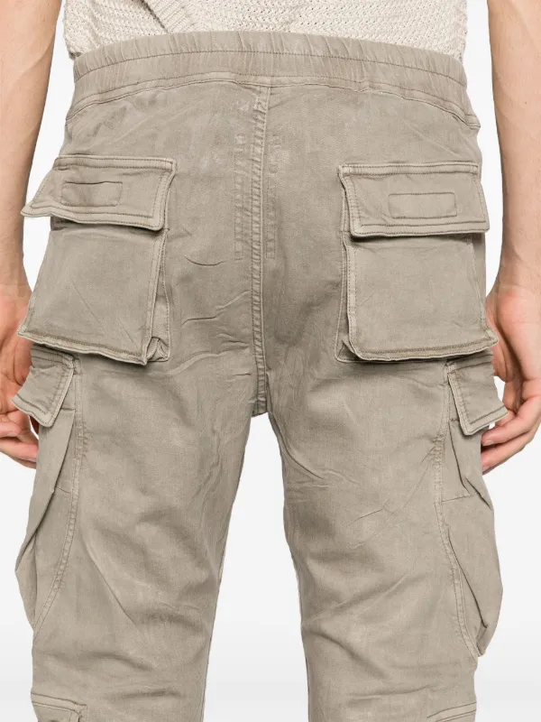 Rick Owens DRKSHDW Mastodon Megacargo mid-rise slim-fit