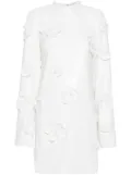 ROTATE BIRGER CHRISTENSEN floral-appliqué sequin minidress - White