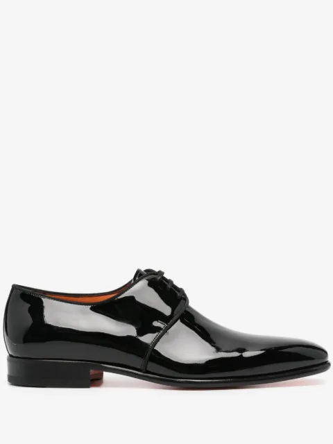 Santoni zapatos derby con agujetas