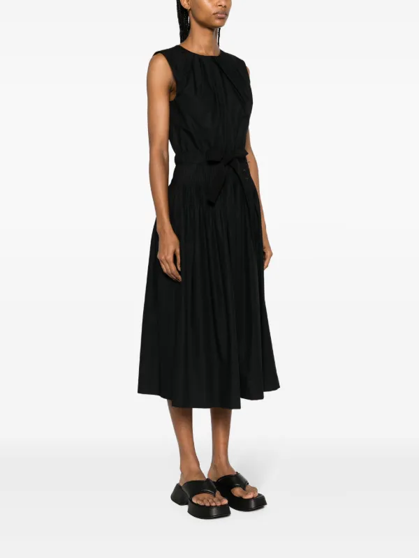 ワンピース MONCLER Midi dresses Beige belted midi dress Moncler - women - MONCLER