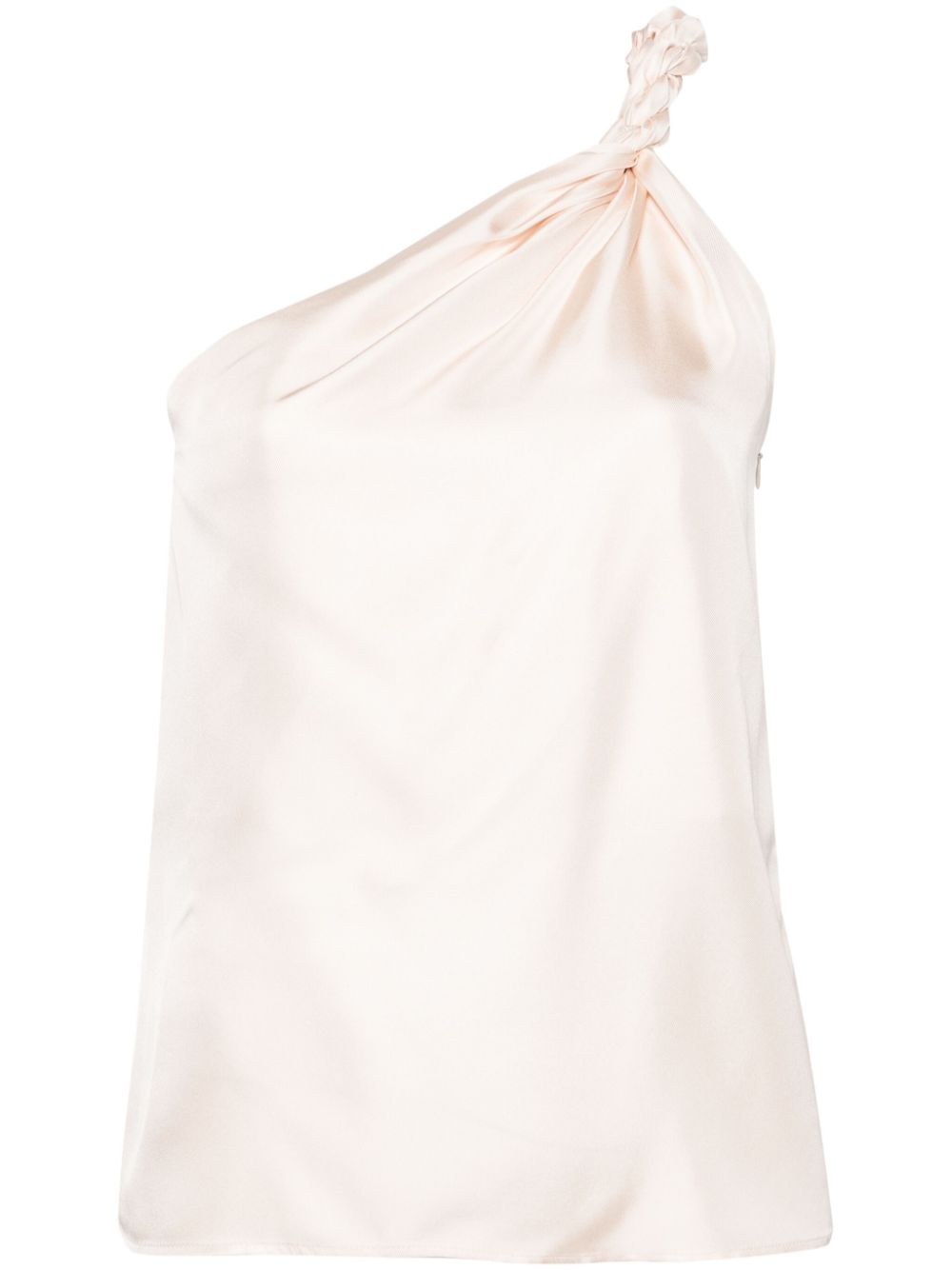 Loulou Studio Adiran One-shoulder Top In Neutrals