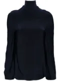 Jil Sander Pre-Owned 2000s cape roll-neck jumper - Blue