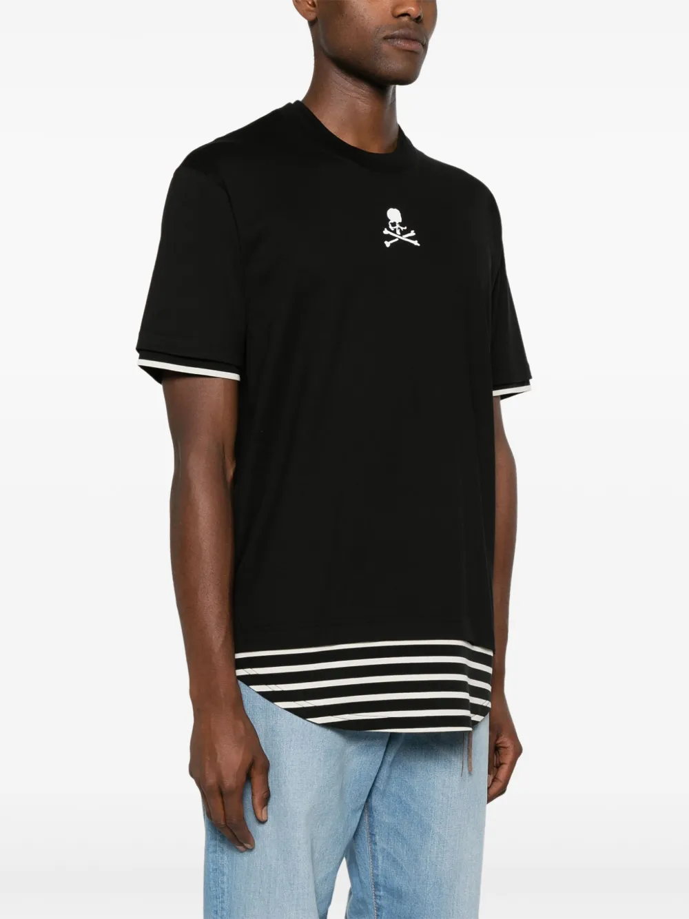 Mastermind World T-shirt met gelaagd-effect Zwart