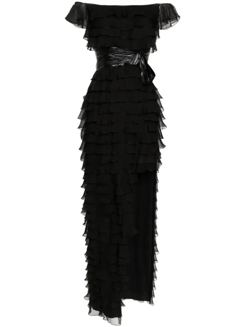 Gemy Maalouf off-shoulder ruffled gown