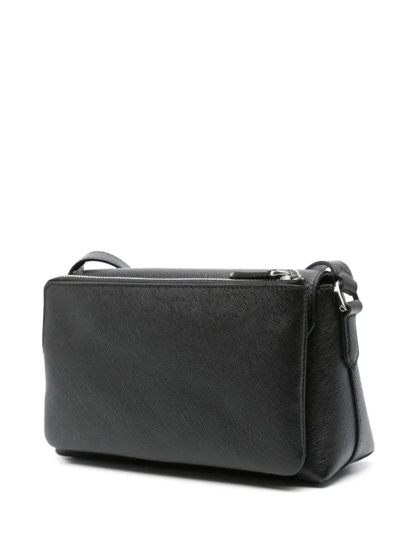 Montblanc Sartorial レザーショルダーバッグ S | ブラック