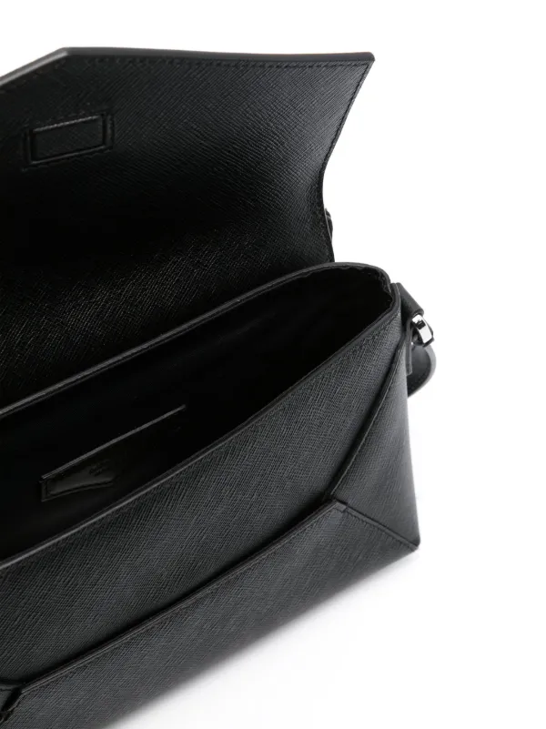 Montblanc Sartorial レザーショルダーバッグ S | ブラック