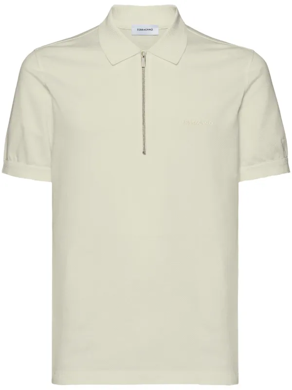 C414-84 Salvatore Ferragamo ポロシャツ メンズ M コットン ポロシャツ - メンズ | Ferragamo