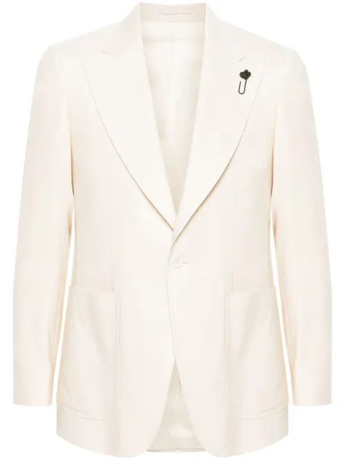 Blazer à simple boutonnage - Lardini - Modalova