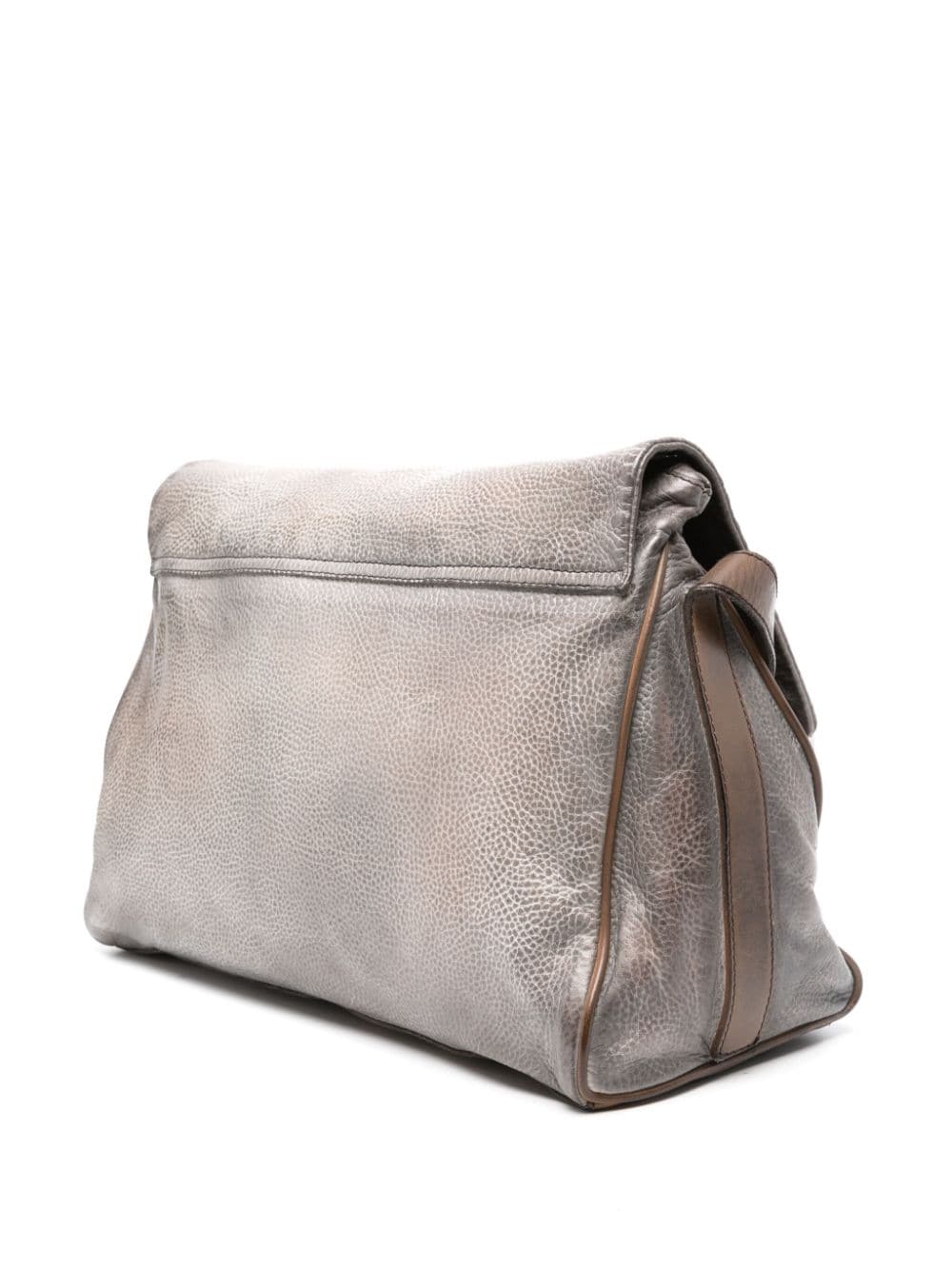 Shop Numero 10 Leather Shoulder Bag In Brown