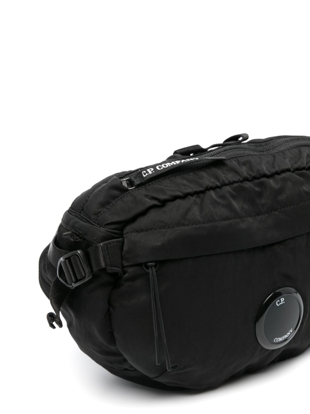 Shop C.p. Company Lens-detail Belt Bag In Black